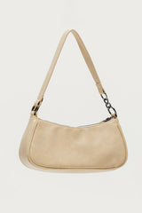 Distressed Faux Leather Buckle Bag