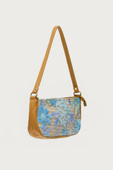 Sequin & Embroidered Straw Bag