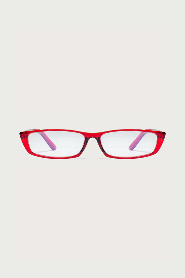 Blue Light Rectangle Glasses view 2