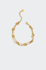 Pearly Layered Bracelet