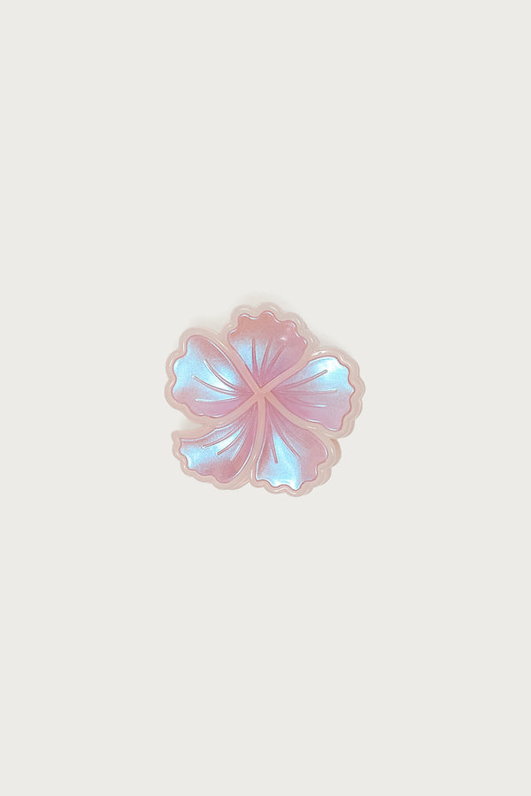 Iridescent Flower Claw Clip view 2