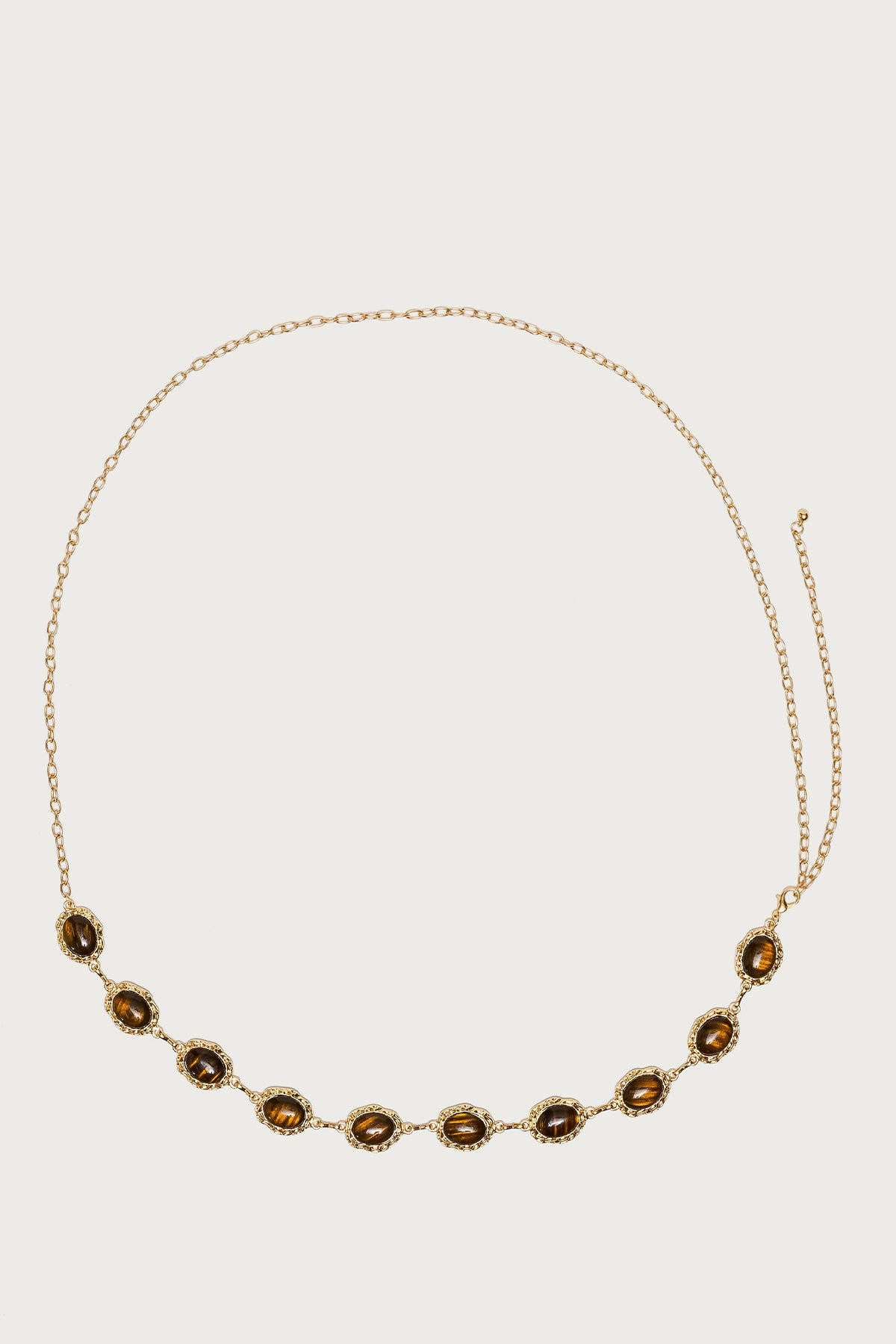 Textured Pendant Belly Chain