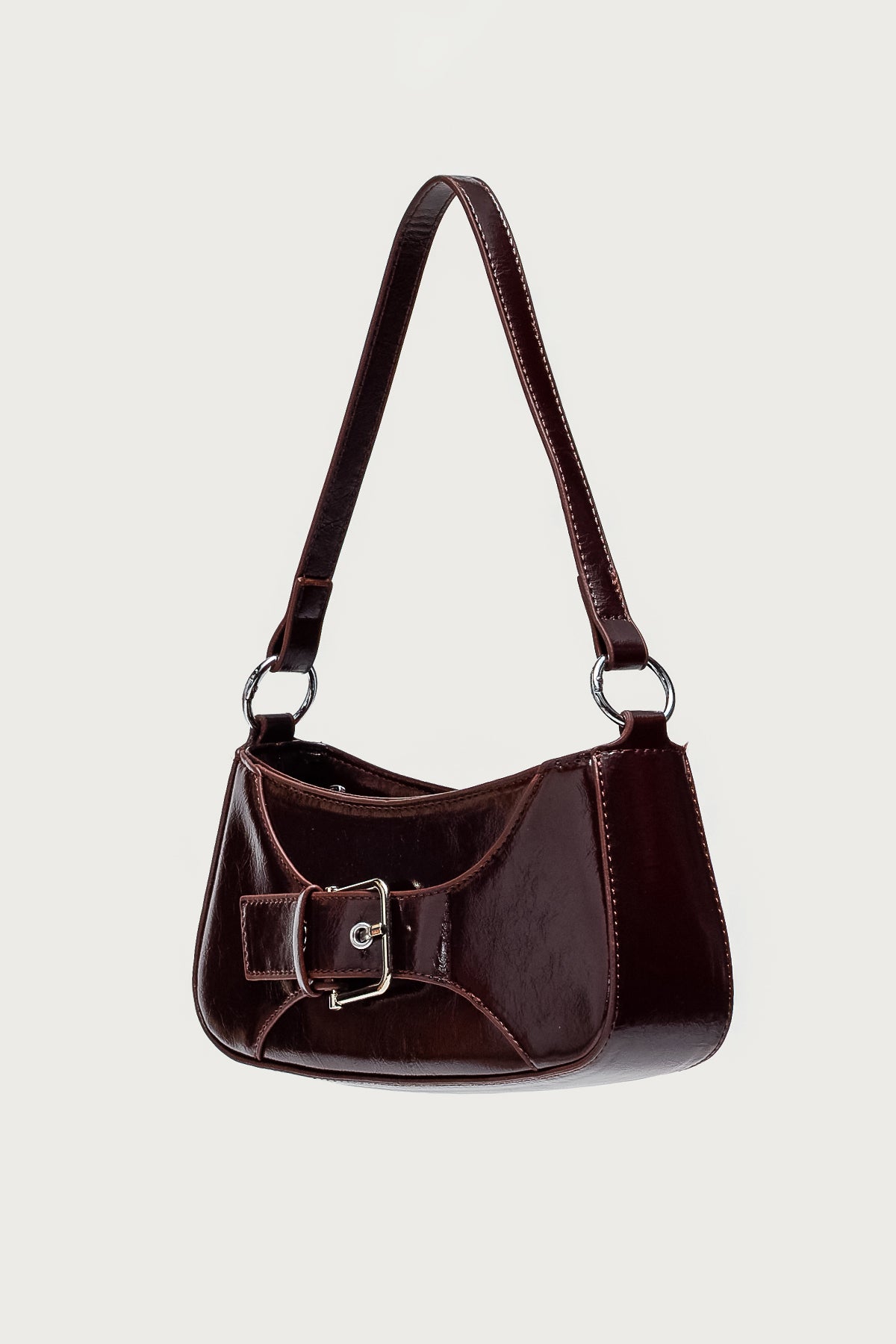 Buckle Up Faux Leather Bag