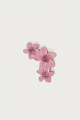 Faux Crystal Flower Hair Clip