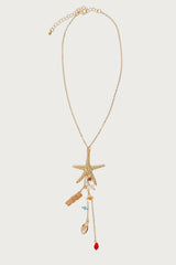 Sea Star Cascading Coastal Necklace