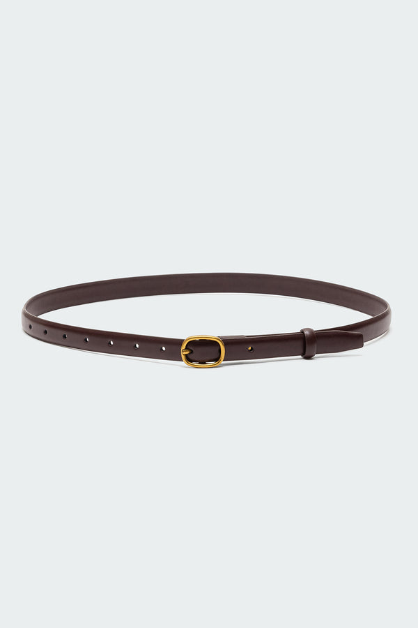 Oval Buckle Faux Leather Belt view 2