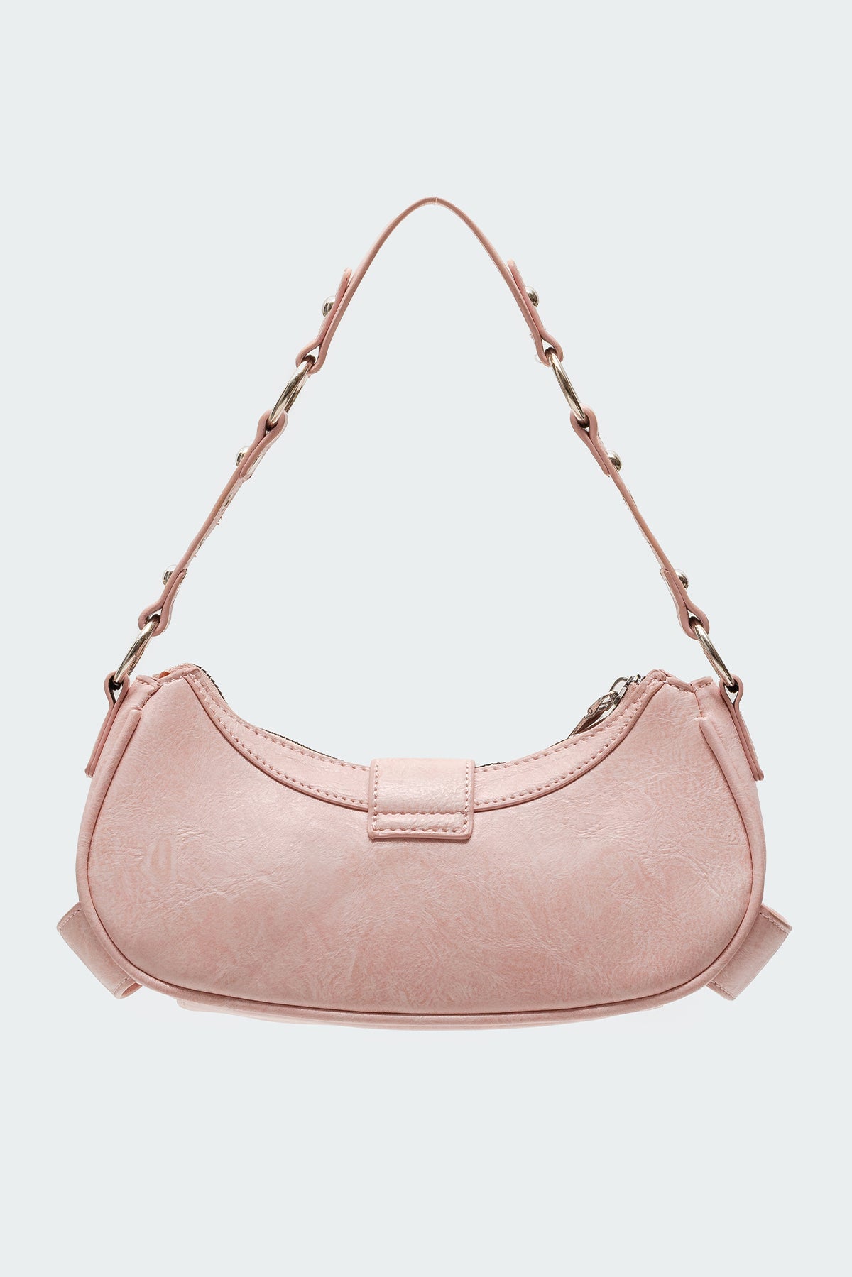 Hardware Faux Leather Bag