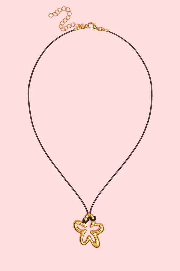 Barbie™ Flower Cord Necklace view 2