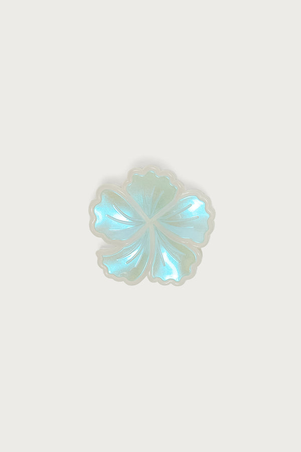 Iridescent Flower Claw Clip view 2