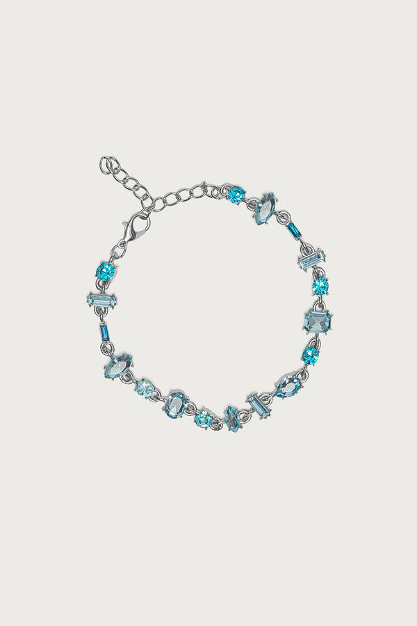 Rhinestone Chain Bracelet view 2
