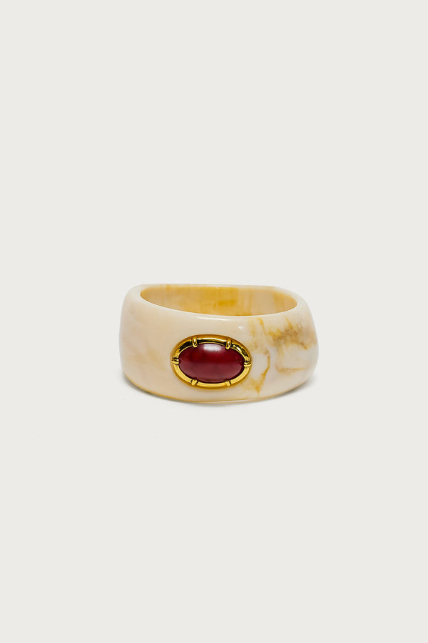 Oval Stone Marble Bracelet view 2