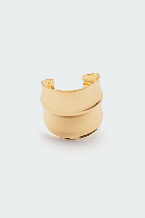 Statement Metal Cuff Bracelet view 2