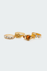 Mixed Gemstone Ring Pack