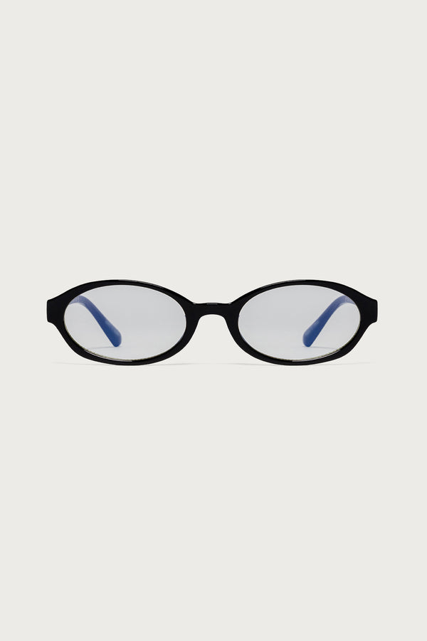Clark Oval Blue Light Glasses view 2