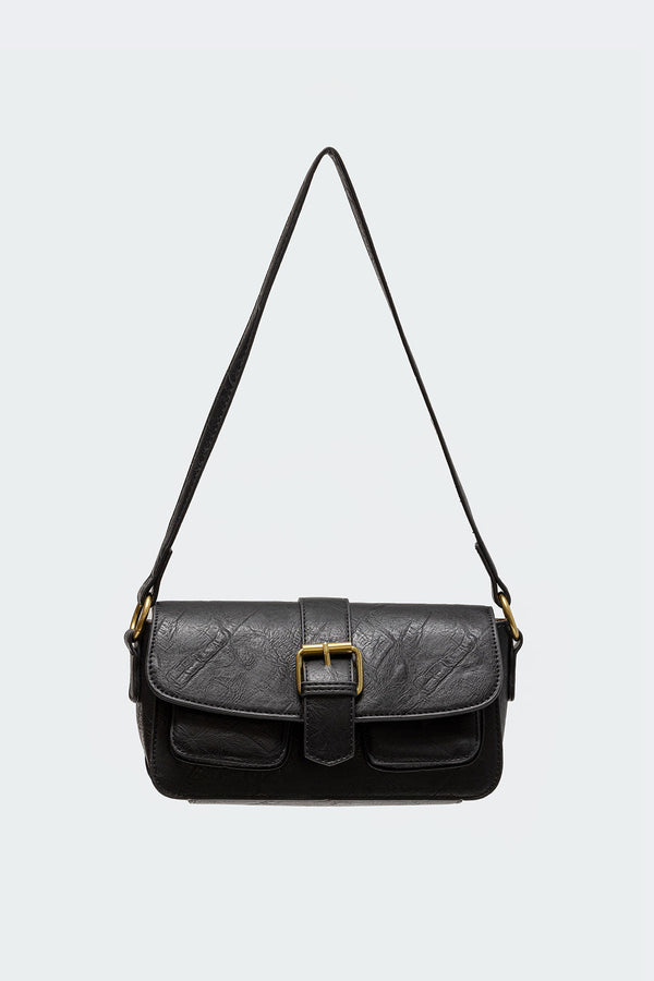 Faux Leather Buckle Bag view 2