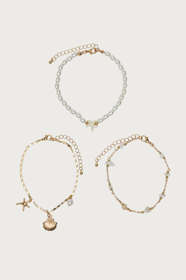 Pearly Coastal Charm Bracelet Pack view 2