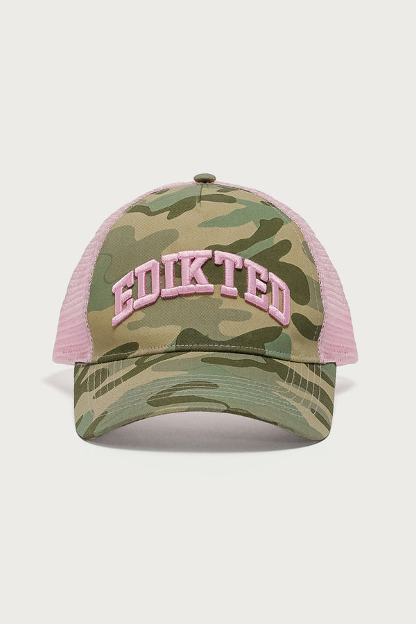 Edikted Core Camo Trucker Hat view 2