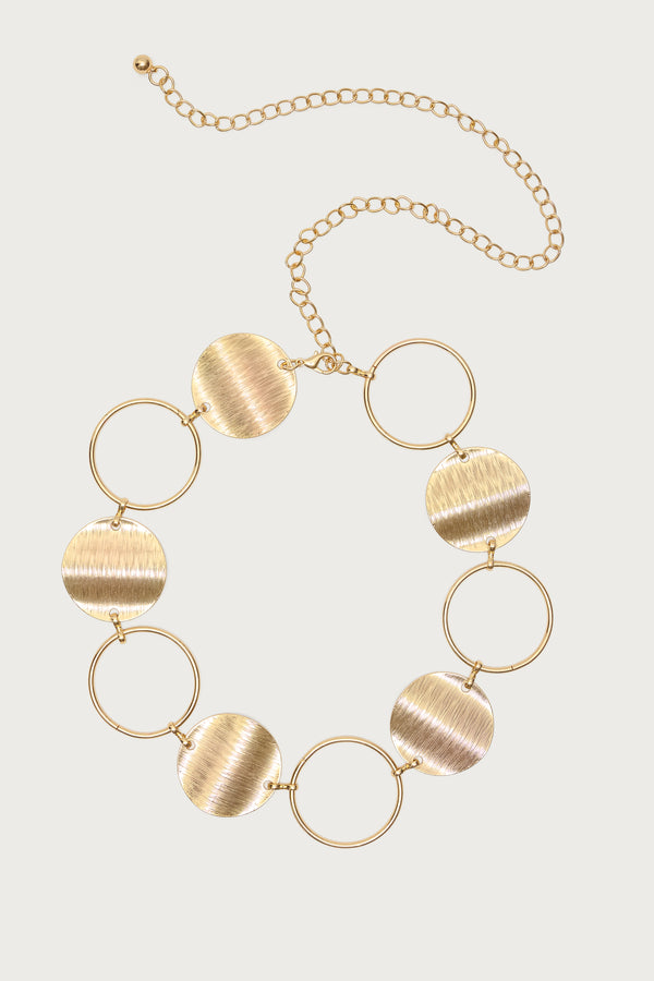 Chunky Circle Chain Belt view 2