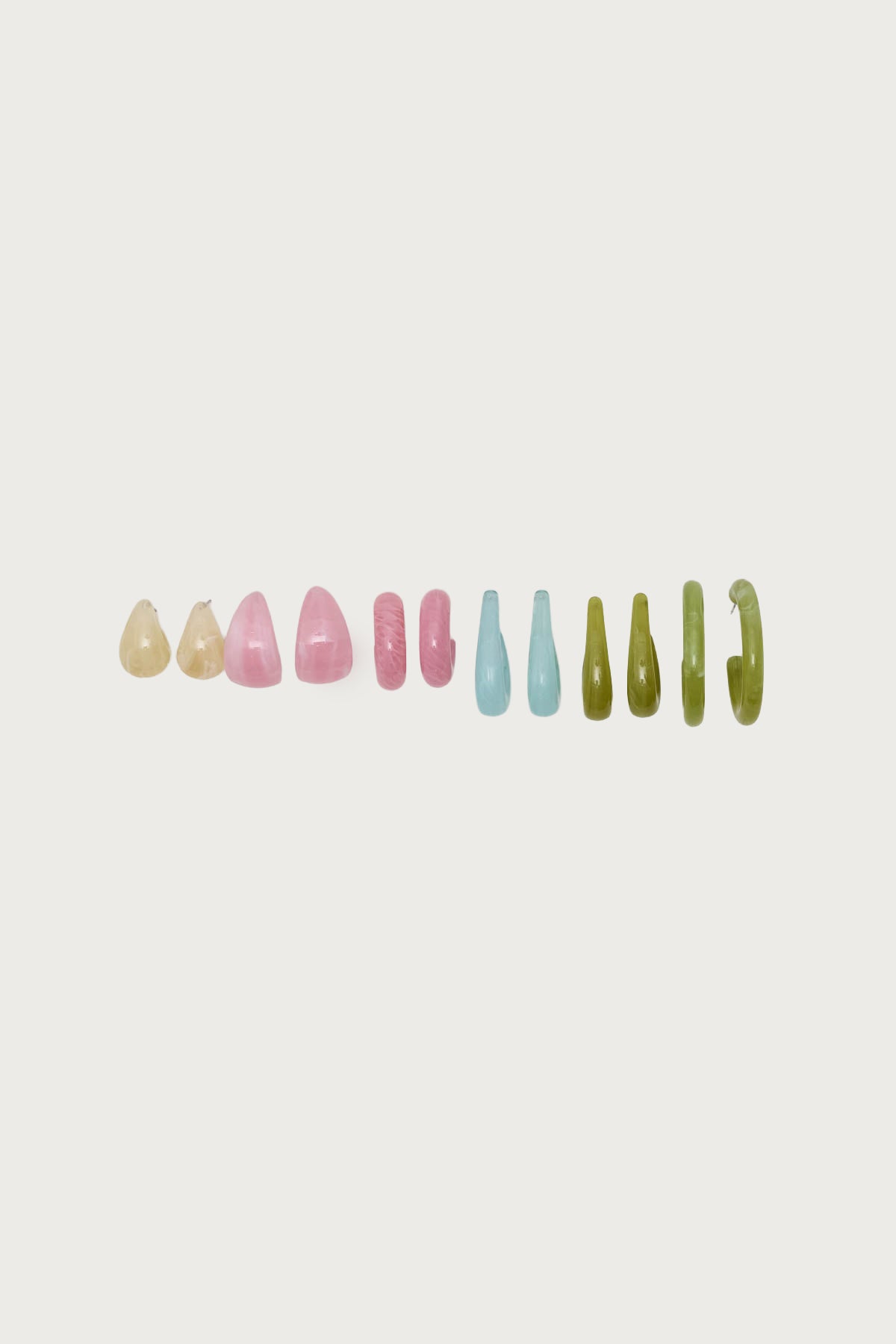 Pastel Hoop Earrings Pack