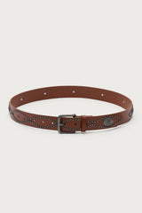 Orion Studded Faux Leather Belt