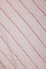Stripey Metallic Cowl Neck Halter Top