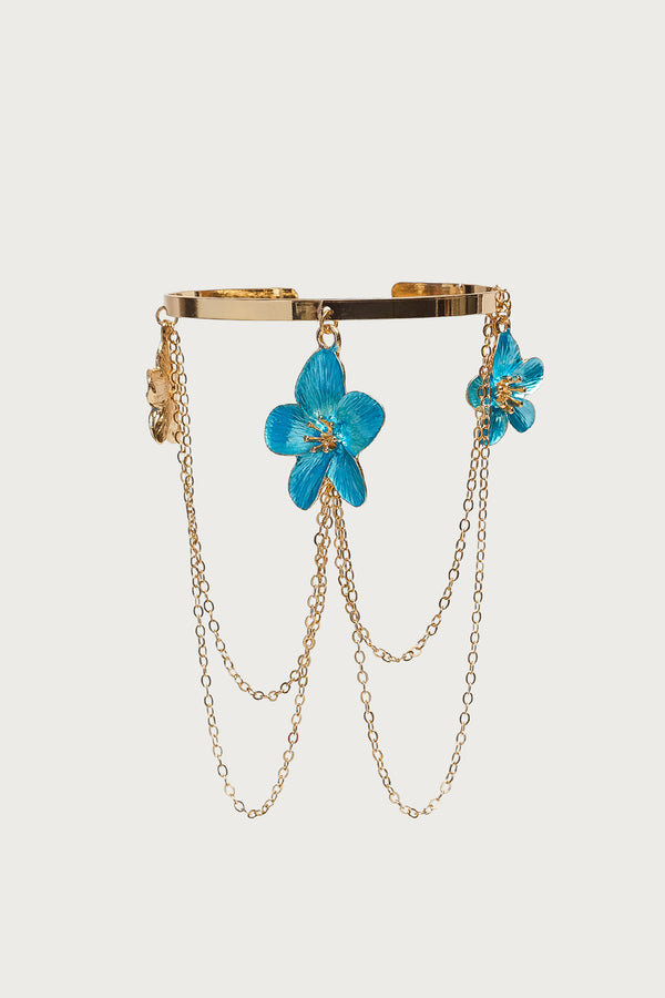Tropical Flower Chain Arm Cuff view 2