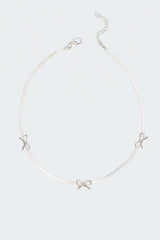 Triple Bow Necklace
