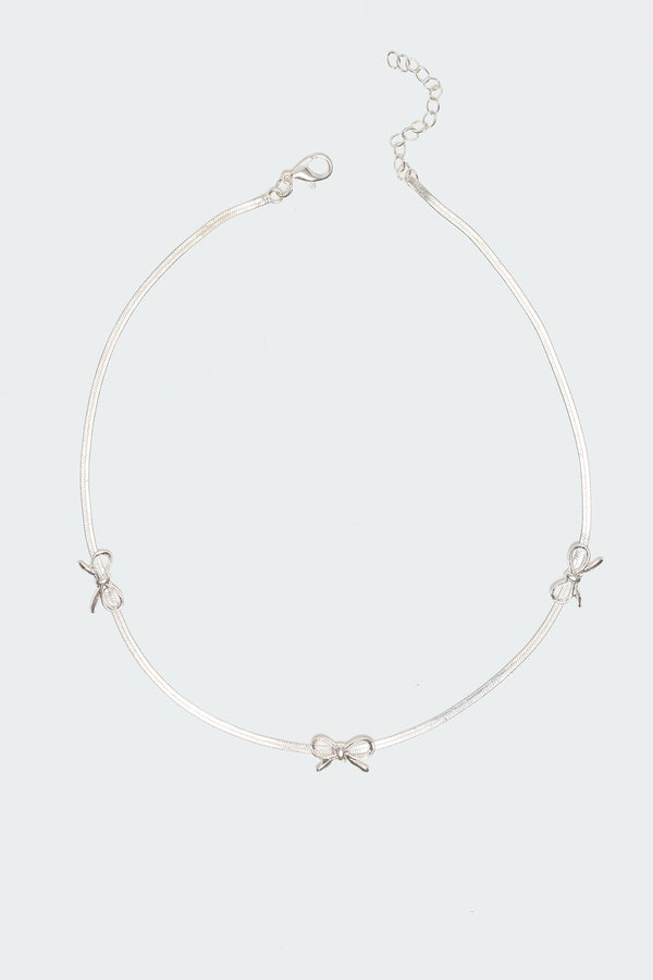 Triple Bow Necklace view 2