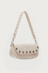 Grommet Faux Leather Bag
