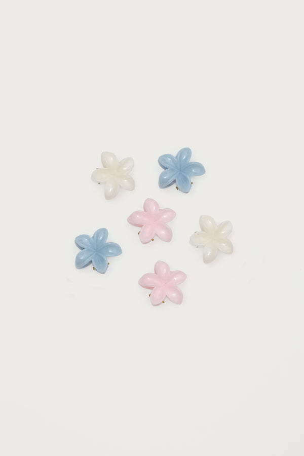 Mini Flower Hair Clip Pack view 1