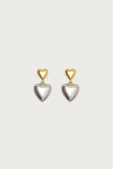 Heart Charm Earrings