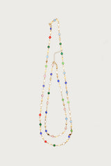 Cascading Gemstone Necklace Set