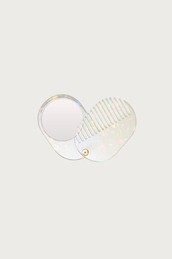 Compact Travel Comb & Mirror view 2