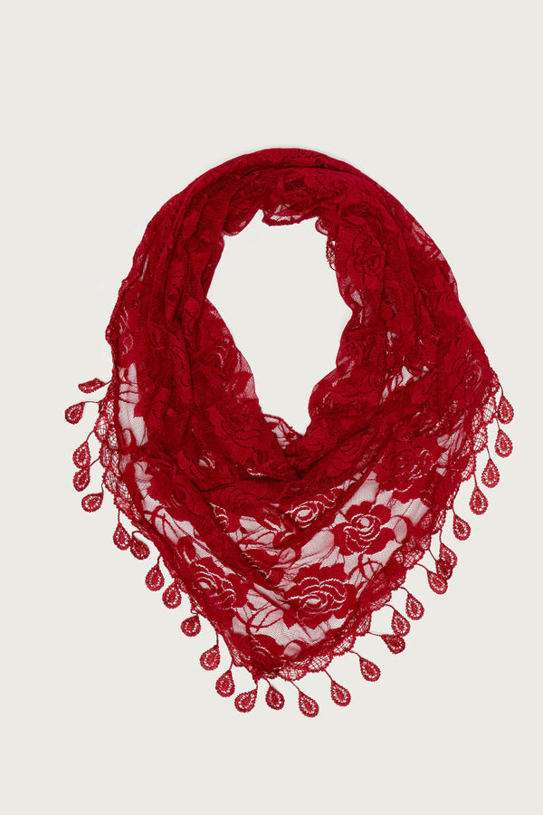 Lover Floral Sheer Lace Waist Scarf view 2