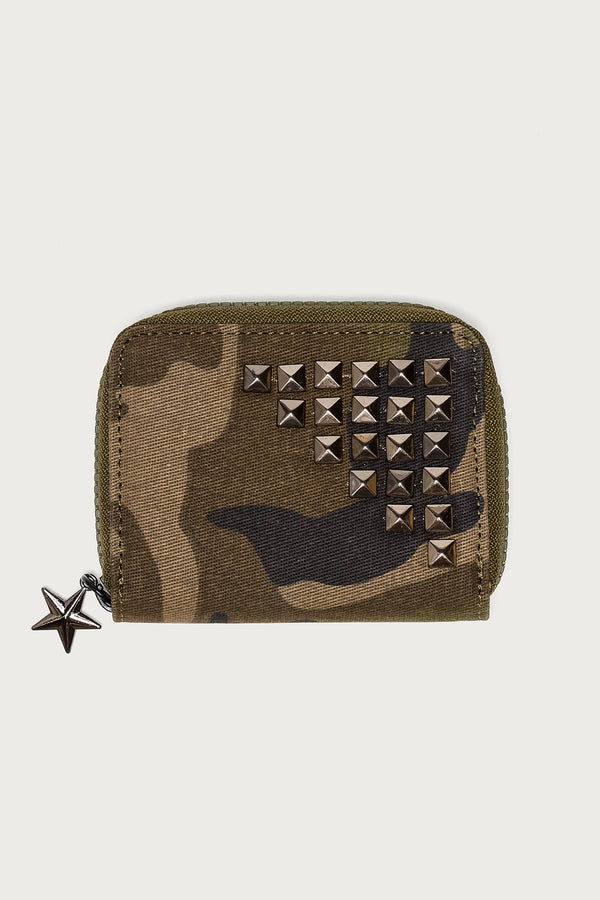 Studded  Camo Wallet view 2