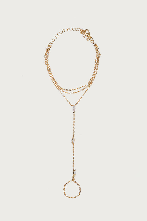 Faux Crystal Handchain view 2