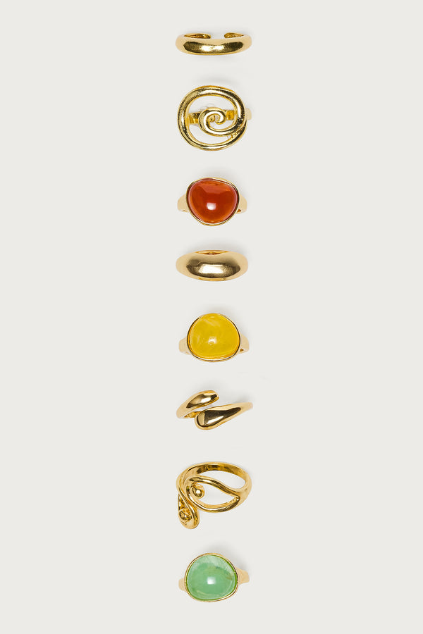 Cool Girl Assorted Gemstone Ring Pack view 2