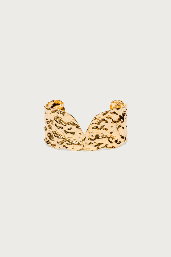 Iliz Hammered Look Arm Cuff view 2