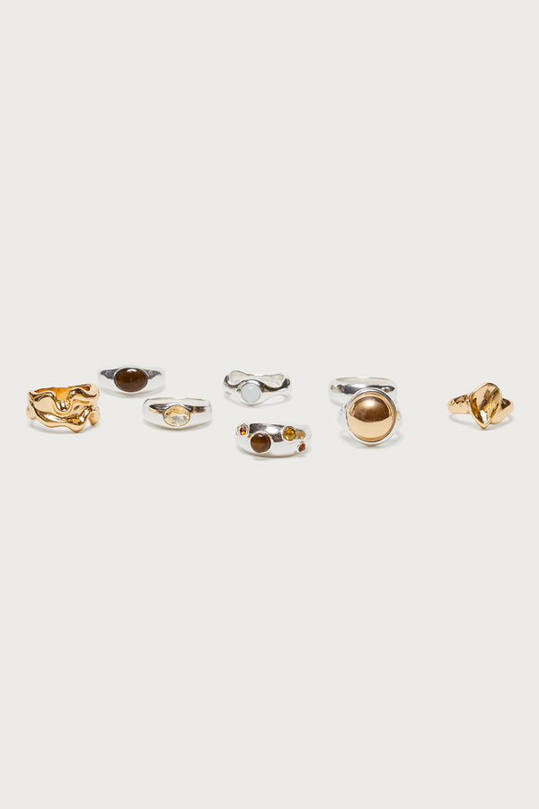 Assorted Chunky Gemstone Ring Pack view 2