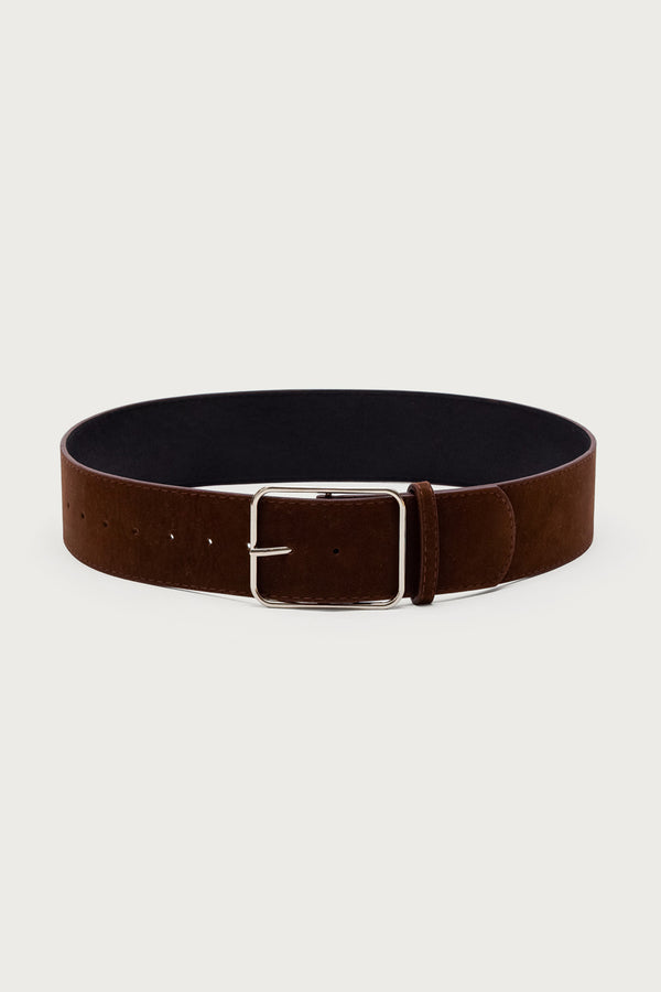 Chunky Faux Suede Belt view 2