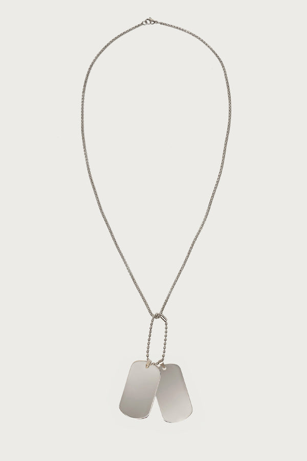 Army Girl Dog Tag Necklace view 2