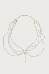 Layered Pearly Belly Chain