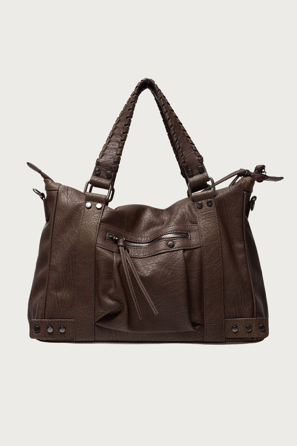 Oliviah Stud Faux Leather Bag view 2