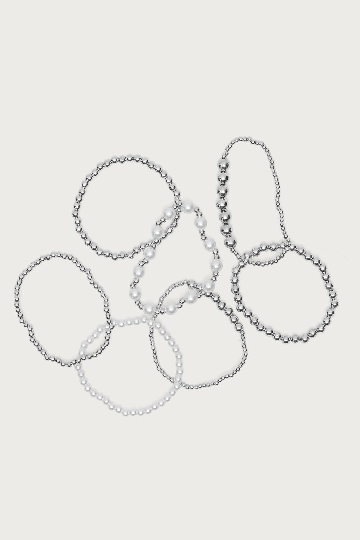 Glam Pearly Beaded Bracelet Pack