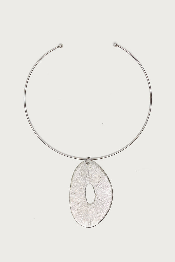 Abstract Pendant Cuff Necklace view 2