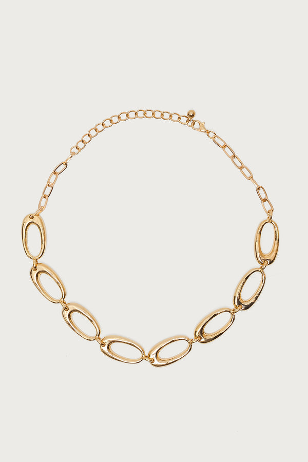Oval Chain Necklace view 2
