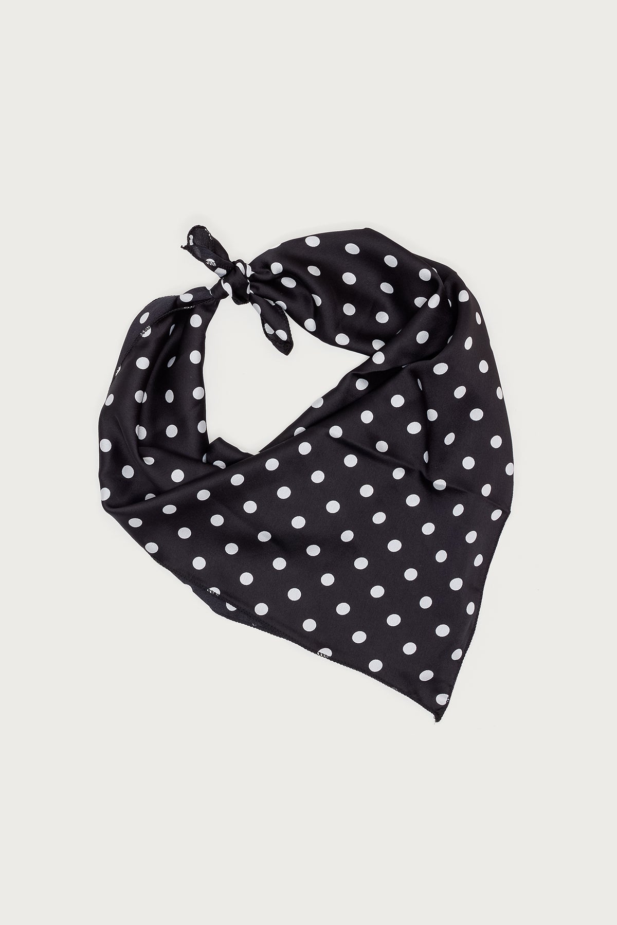 Polka Dot Satin Effect Belt