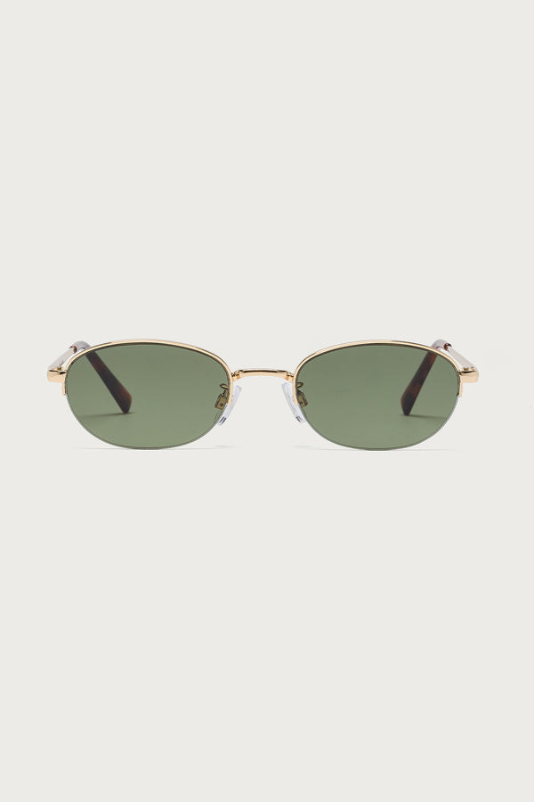 Luella Round Metal Sunglasses view 2