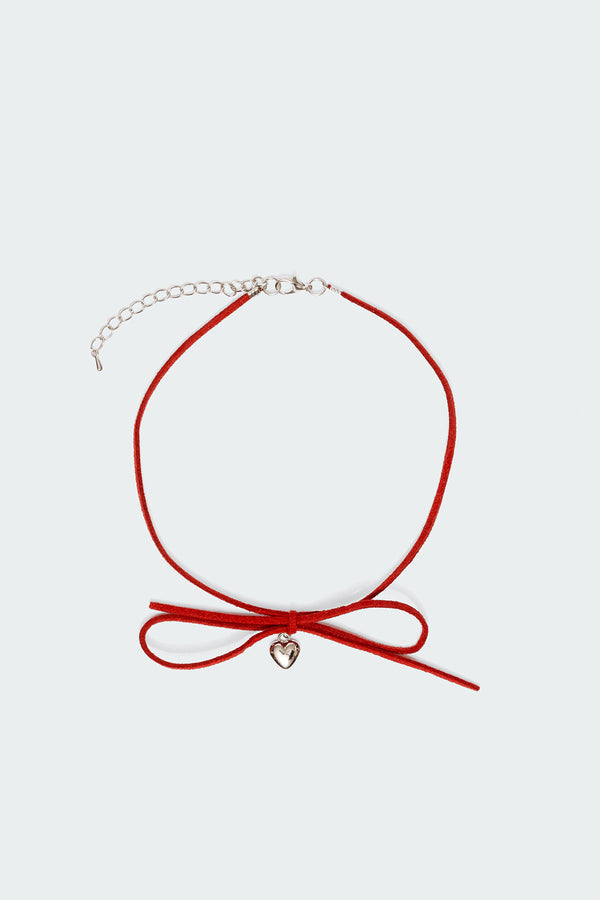 Wednesday Bow Necklace view 2