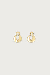 Double Disc Stud Earrings